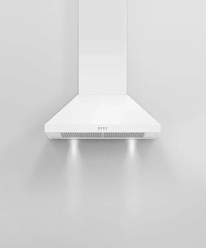 Fisher Paykel 30" Series 7 Pyramid Chimney Wall Range Hood White - HC30PCW1