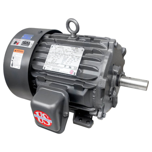 U.S. Motors HD25P2H Hostile Duty Three Phase TEFC Horizontal - Footed Motor - HD25P2H