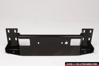 Fab Fours NT16-K3762-1 Nissan Titan XD 2016-2020 Black Steel Front Bumper Pre-Runner Guard with Tow Hooks