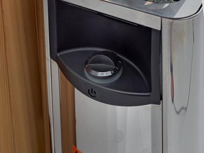 Golden Designs "Soria" 3 Person Hybrid Sauna (Indoor) Full Spectrum and Harvia Traditional Stove - GDI-8330-01