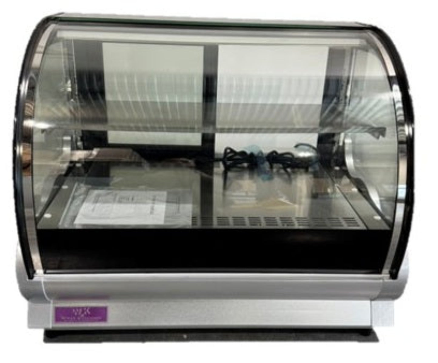 Chef AAA  35"W Curved Glass Countertop Heated Display Case - WTCH-90