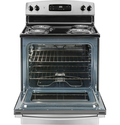GE Appliances 30" Free-Standing Electric Range Stainless Steel - JBS360RTSS