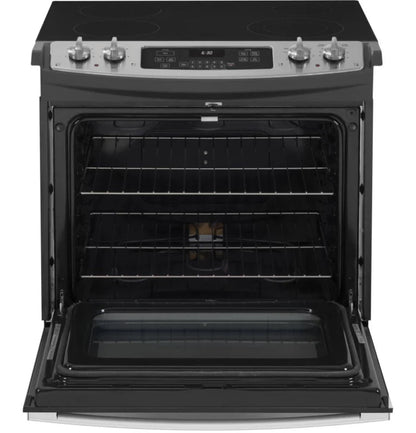 GE Appliances " Drop-In Electric Range Stainless Steel/Gray - JD630STSS