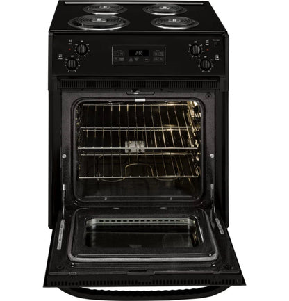 GE Appliances  27" Drop-In Electric Range Black - JM250DTBB