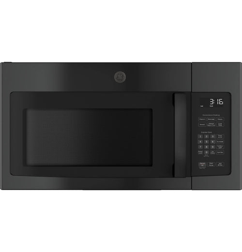 GE Appliances 1.6 Cu. Ft. Over-the-Range Microwave Oven with Recirculating Venting Black - JNM3163DJBB