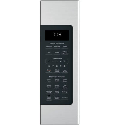 GE Appliances  1.9 Cu. Ft. Over-the-Range Sensor Microwave Oven with Recirculating Venting Stainless Steel - JNM7196SKSS