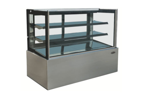 Kool-It  59" Wide Flat Glass Display Case - KBF-60