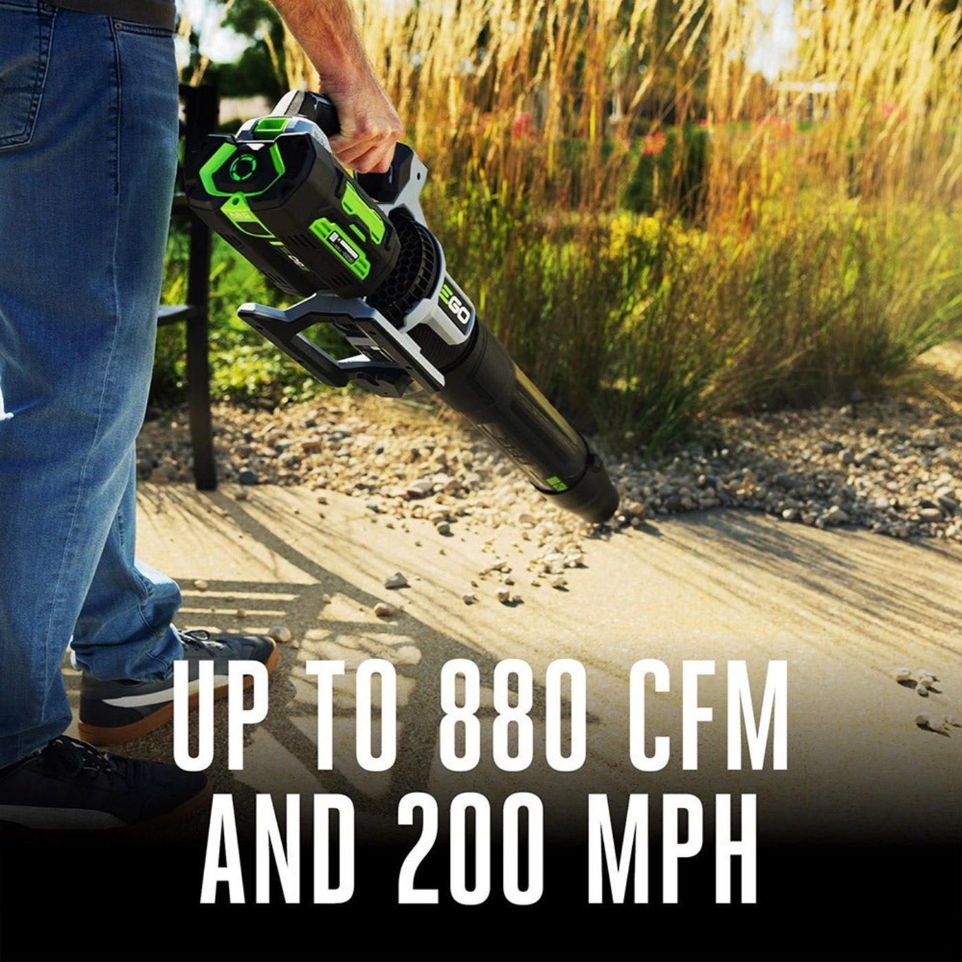 EGO Power+ 880 CFM Cordless Blower with (2) 4Ah Batteries and Standard Charger - LB8803-2