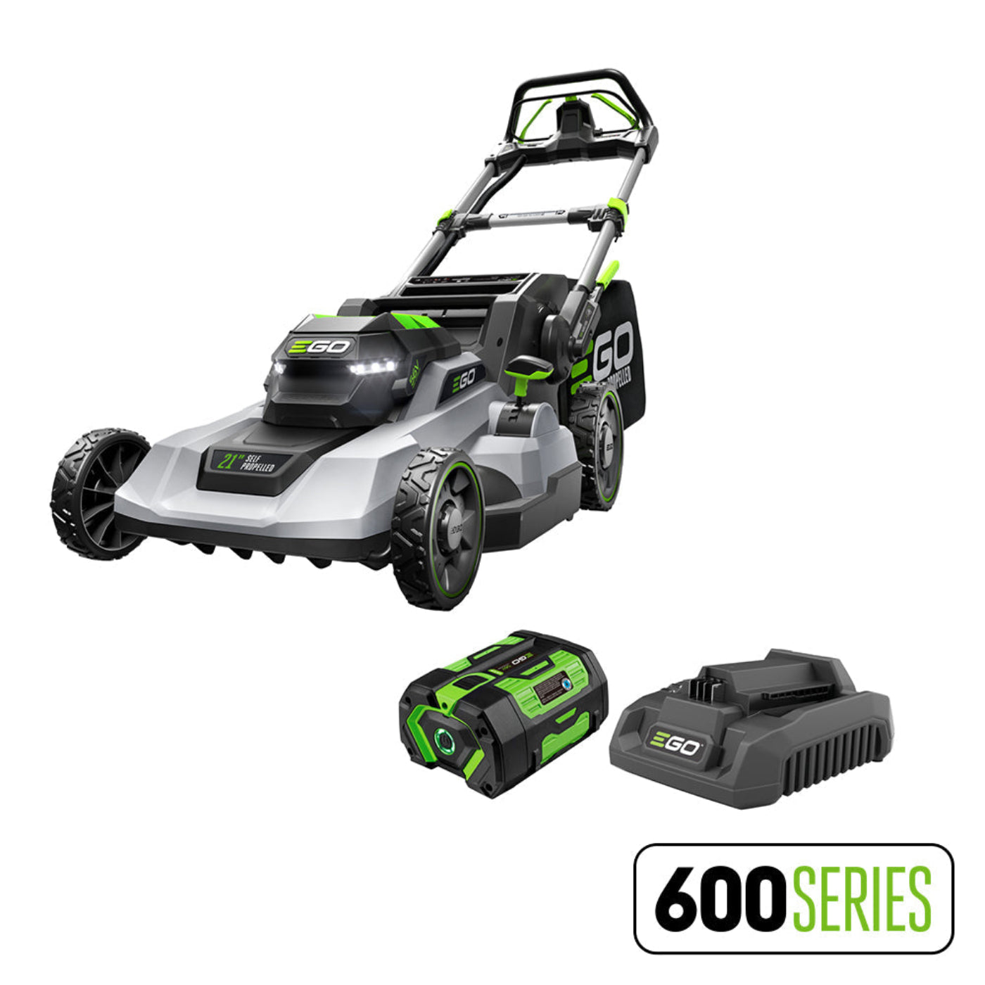 EGO Power+ 21" Self-Propelled Lawn Mower with 6.0Ah Battery and Charger - LM2114SP