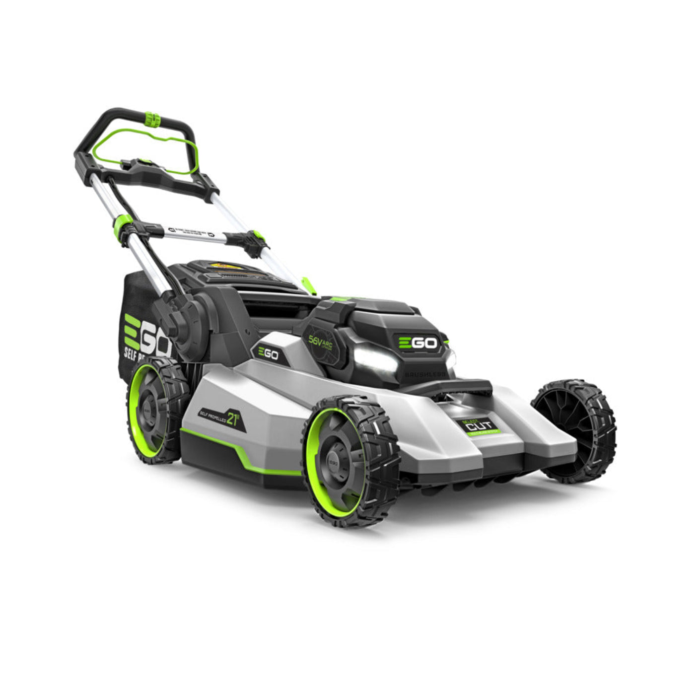 EGO Power+  21" Select Cut Mower with Touch Drive Self Propelled Technology with 2 x 4.0Ah Batteries and 550W Rapid Charger - LM2132SP-2