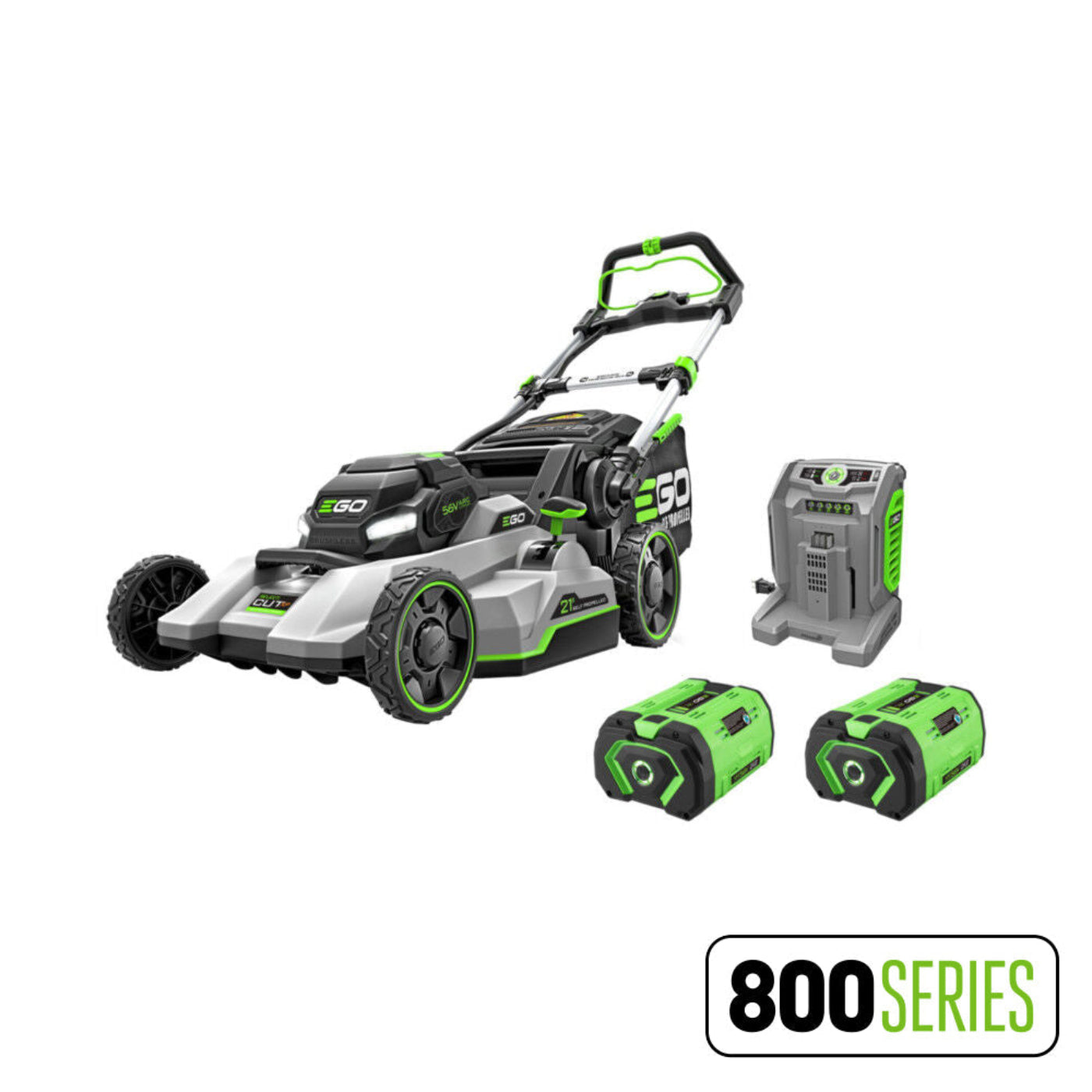 EGO Power+  21" Select Cut Self Propelled Lawn Mower with (2) 10Ah Batteries and 700W Turbo Charger - LM2156SP-2