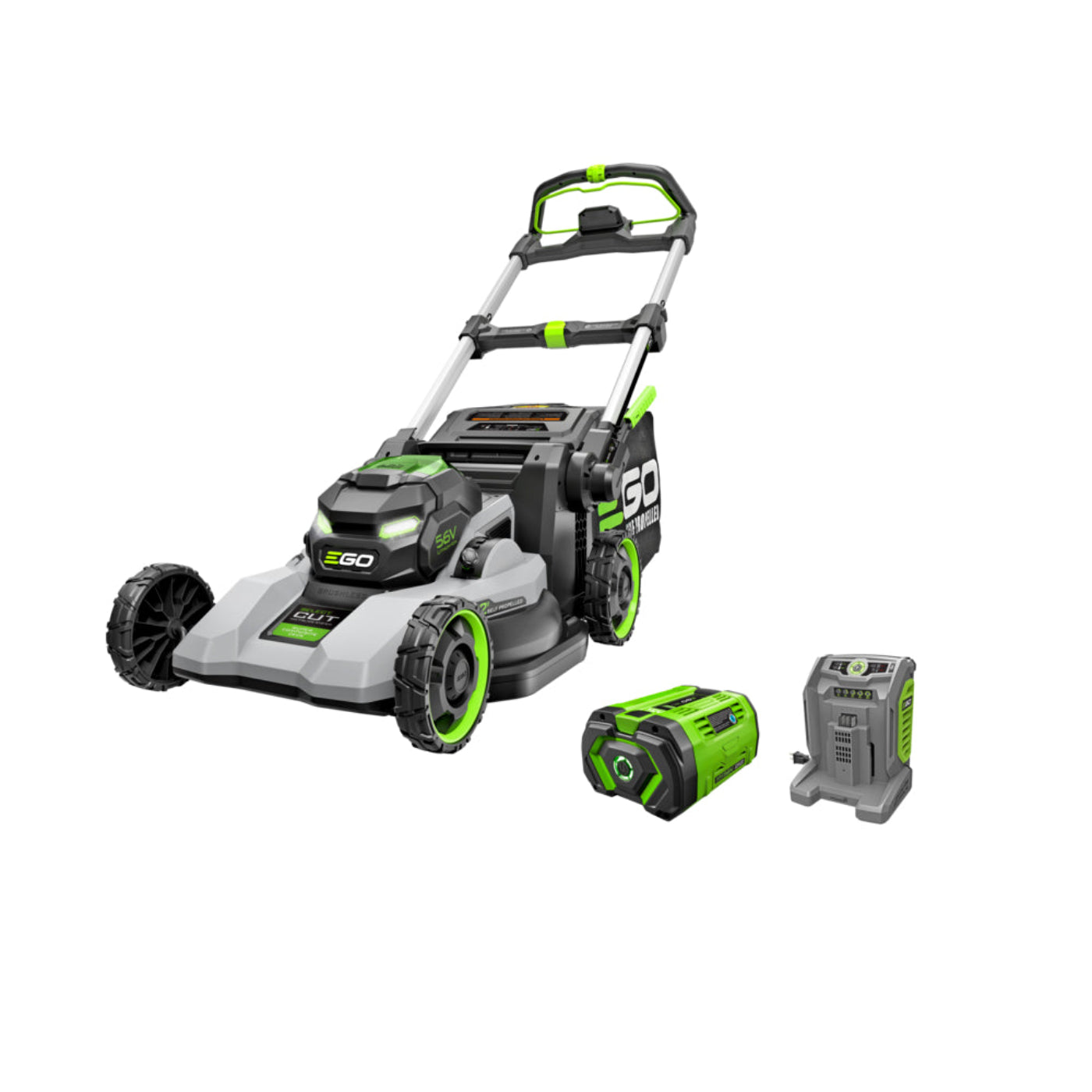 EGO Power+ 22'' Super Composite Mower with Select Cut System and Touch Drive Self-Propelled with 10Ah Battery and 700W Charger - LM2236SP