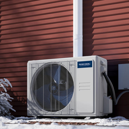 MRCOOL DIY 5th Gen Mini Split - 4-Zone 36,000 BTU Ductless Air Conditioner and Heat Pump Condenser with 18K + 12K + 9K + 9K Wall Mount Air Handlers - DIY5-4Z-36HP-18K12K9K9K