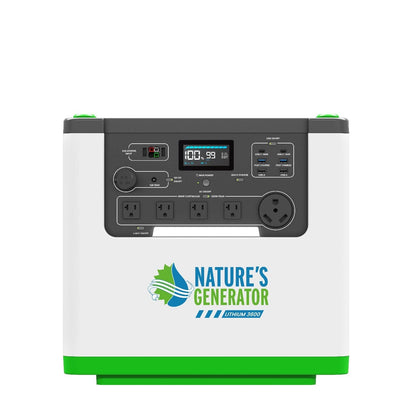 Nature's Generator Lithium 3600 Solar and Wind Generator - NGL36AUW