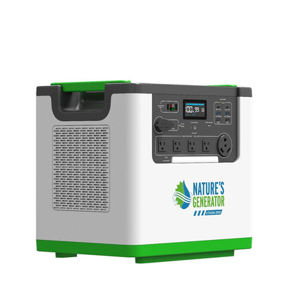 Nature's Generator Lithium 3600 Solar Generator and Transfer Switch - NGL36AUP