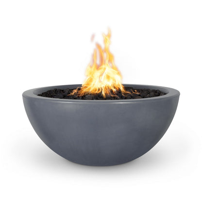 38" Luna Concrete Fire Bowl Gray