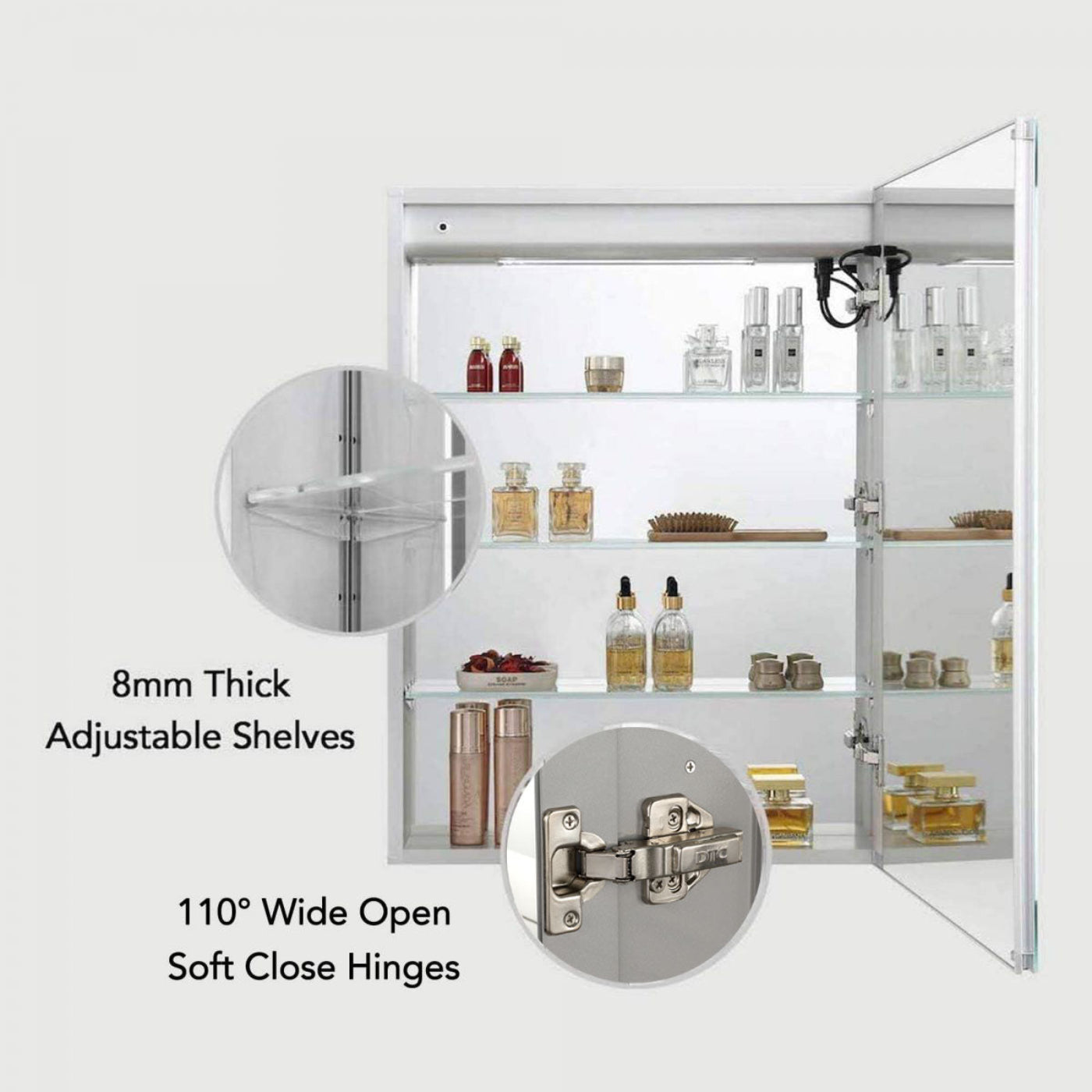 Blossom Vega – 20 Inches LED Medicine Cabinet - MCL4 2032L