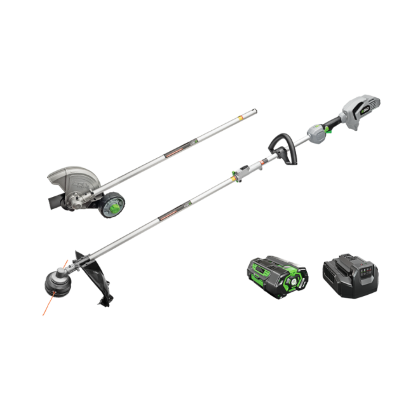 EGO Power+ 15" Trimmer and 8" Edger Attachment Multi-Head Tool Combo Kit with 5.0AH Battery and Charger - MHC1502