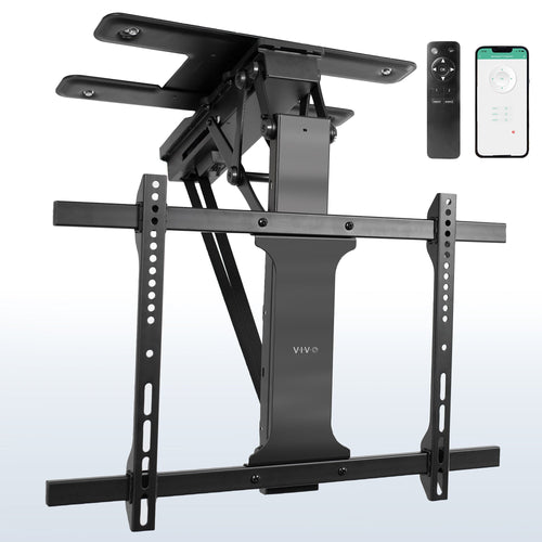 VIVO Electric Flip Down / Swivel Ceiling TV Mount - 32” to 70” Screens - MOUNT-E-FD70S