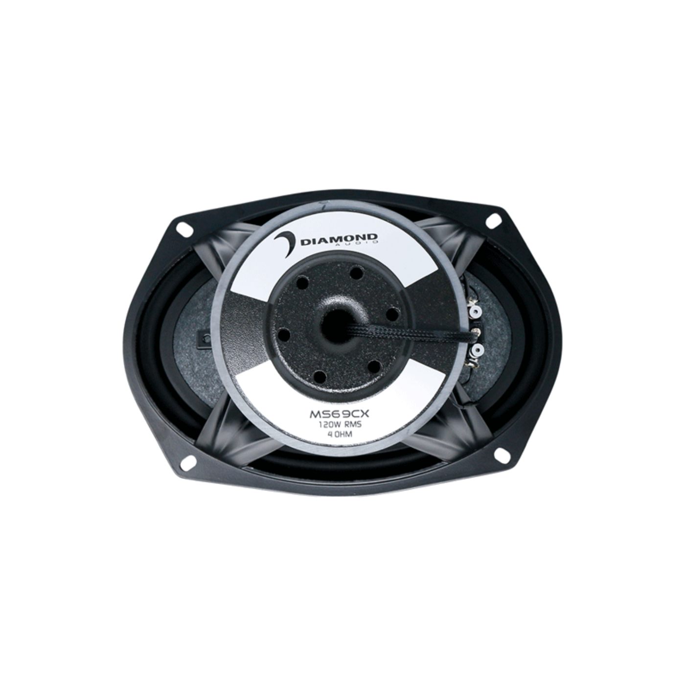 Diamond Audio 6"x9" 2-Way Coaxial Speakers w/Titanium Dome Tweeter (4Ω) - MS69CX