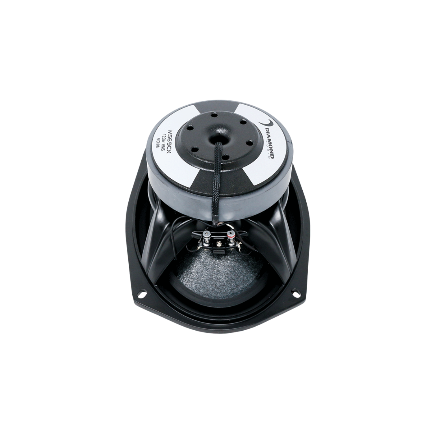 Diamond Audio 6"x9" 2-Way Coaxial Speakers w/Titanium Dome Tweeter (4Ω) - MS69CX