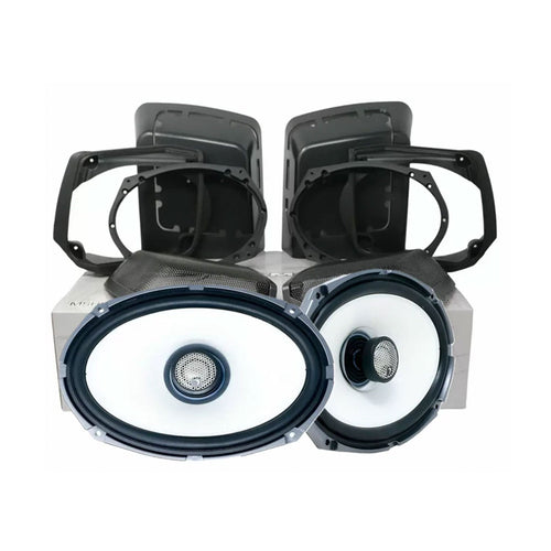 Diamond Audio 1998-2013 Harley Davidson Cut In Lid Kit with HXM69F2 Speakers (2Ω) - MSHXM692LK13