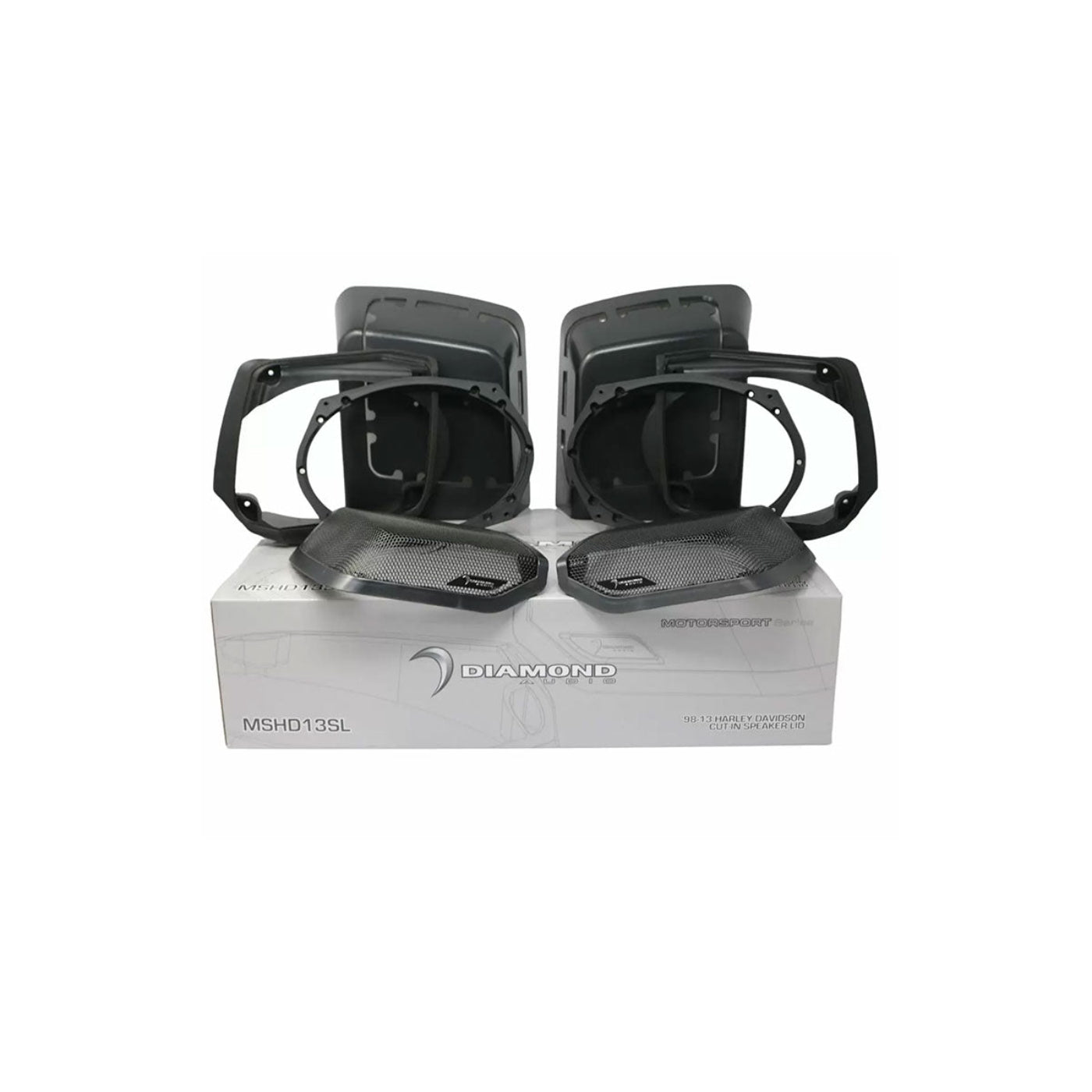 Diamond Audio 1998-2013 Harley Davidson Cut-In Lid Kit with MP692 Speakers (2Ω) - MSMP692LK13