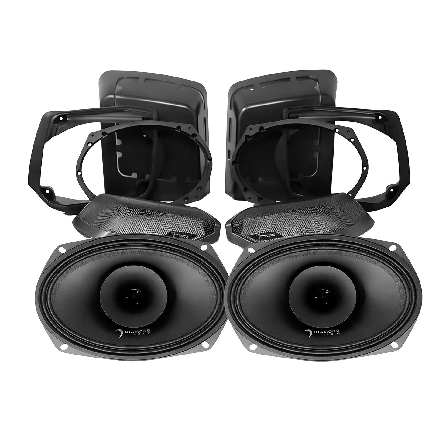 Diamond Audio 98 - 13 Harley Davidson Road Glide 4-Speaker System - DA9813RGSP4R