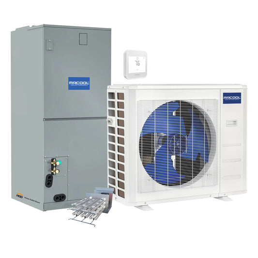 MRCOOL VersaPro 2nd Gen Central Split System with 36K BTU, 3 Ton, 16.1 SEER2, Heat Pump Condenser and Ducted Air Handler with 20kW Heat Kit   - MVP36HP2A00OH20