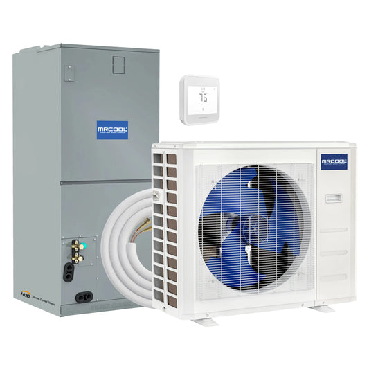 MRCOOL VersaPro 2nd Gen Central Split System with 24K BTU, 2 Ton, 18.1 SEER2, Heat Pump Condenser and Ducted Air Handler with 15 Ft. R-454B No-Vac Lineset  - MVP-24-HP-230A15