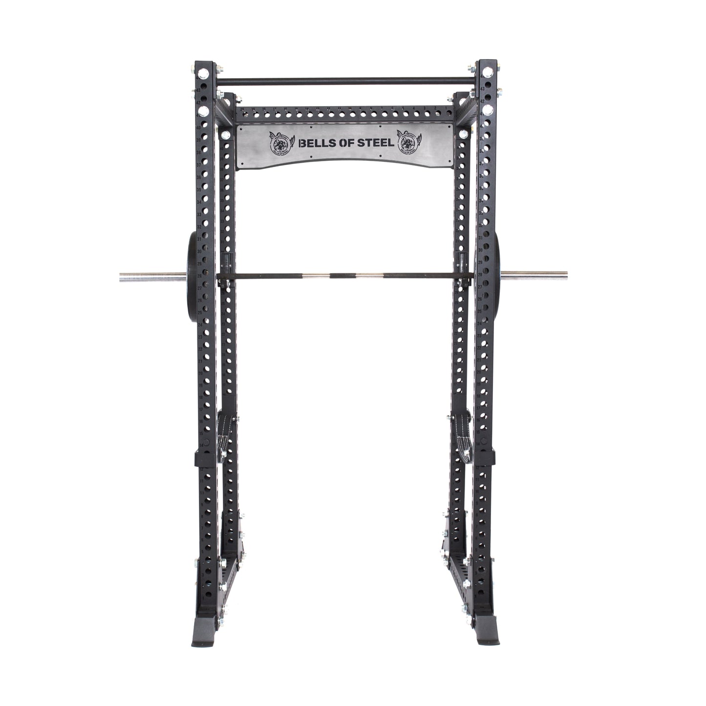 Bells Of Steel Manticore Flat Foot Power Rack - Prebuilt (3" x 3", 1" Holes) - FLT-MTC-PREBLT