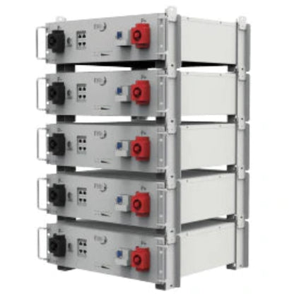 Midnite Power MNPowerflo5 Lithium Batteries Kit | 25.6 kWh Storage Capacity | 5 Server Rack batteries