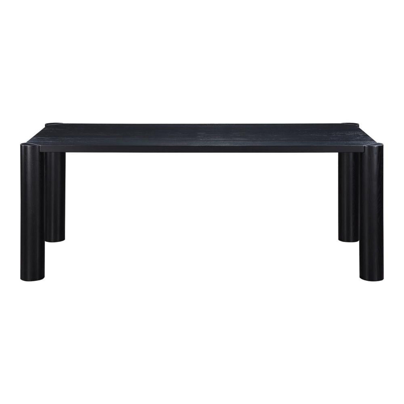 Moe's Home Collection Post Dining Table Oak in Black - BC-1111-02