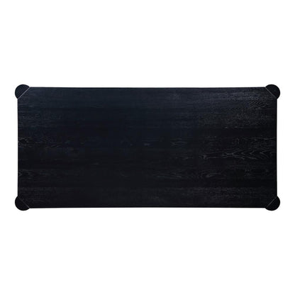 Moe's Home Collection Post Dining Table Oak in Black - BC-1111-02