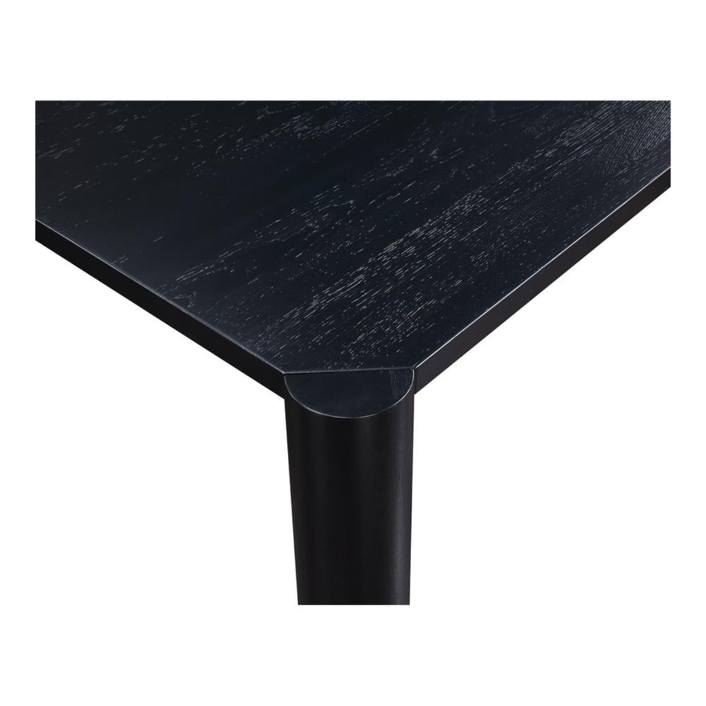 Moe's Home Collection Post Dining Table Oak in Black - BC-1111-02