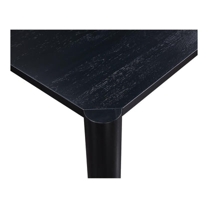 Moe's Home Collection Post Dining Table Oak in Black - BC-1111-02