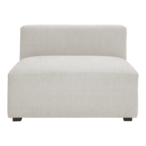 Moe's Home Collection Romy Armless Chair Cream - WB-1012-05