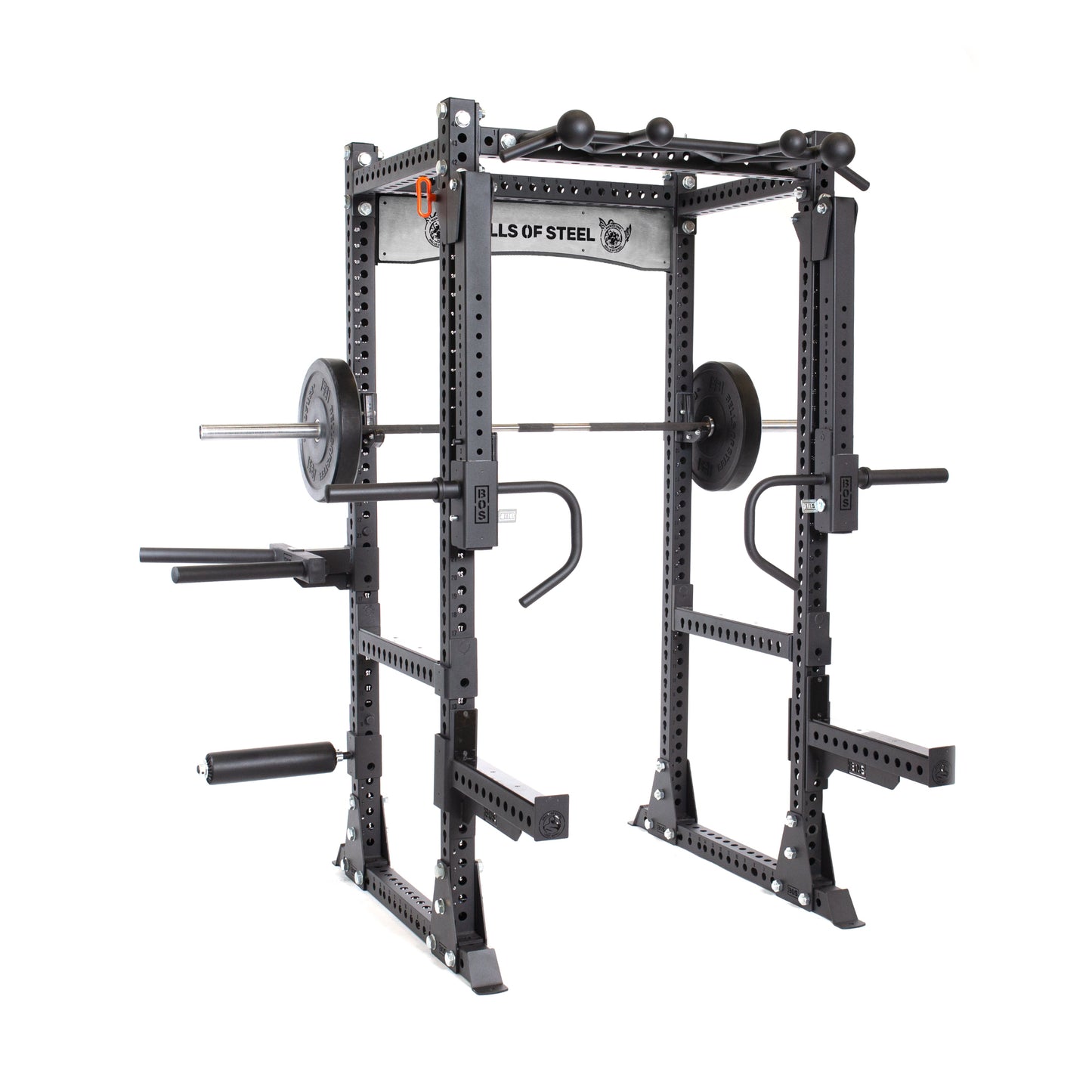 Bells Of Steel Manticore Flat Foot Power Rack - Prebuilt (3" x 3", 1" Holes) - FLT-MTC-PREBLT