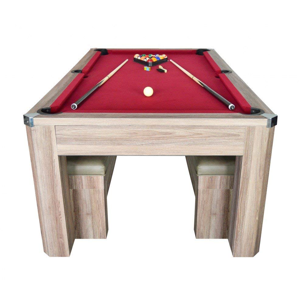 Hathaway Newport 7ft Multi Game Table with Top & Benches - BG2535P