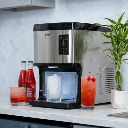 Avanti Digital Nugget Ice Maker with Dispenser Stainless Steel - NIMDTS3326SIS