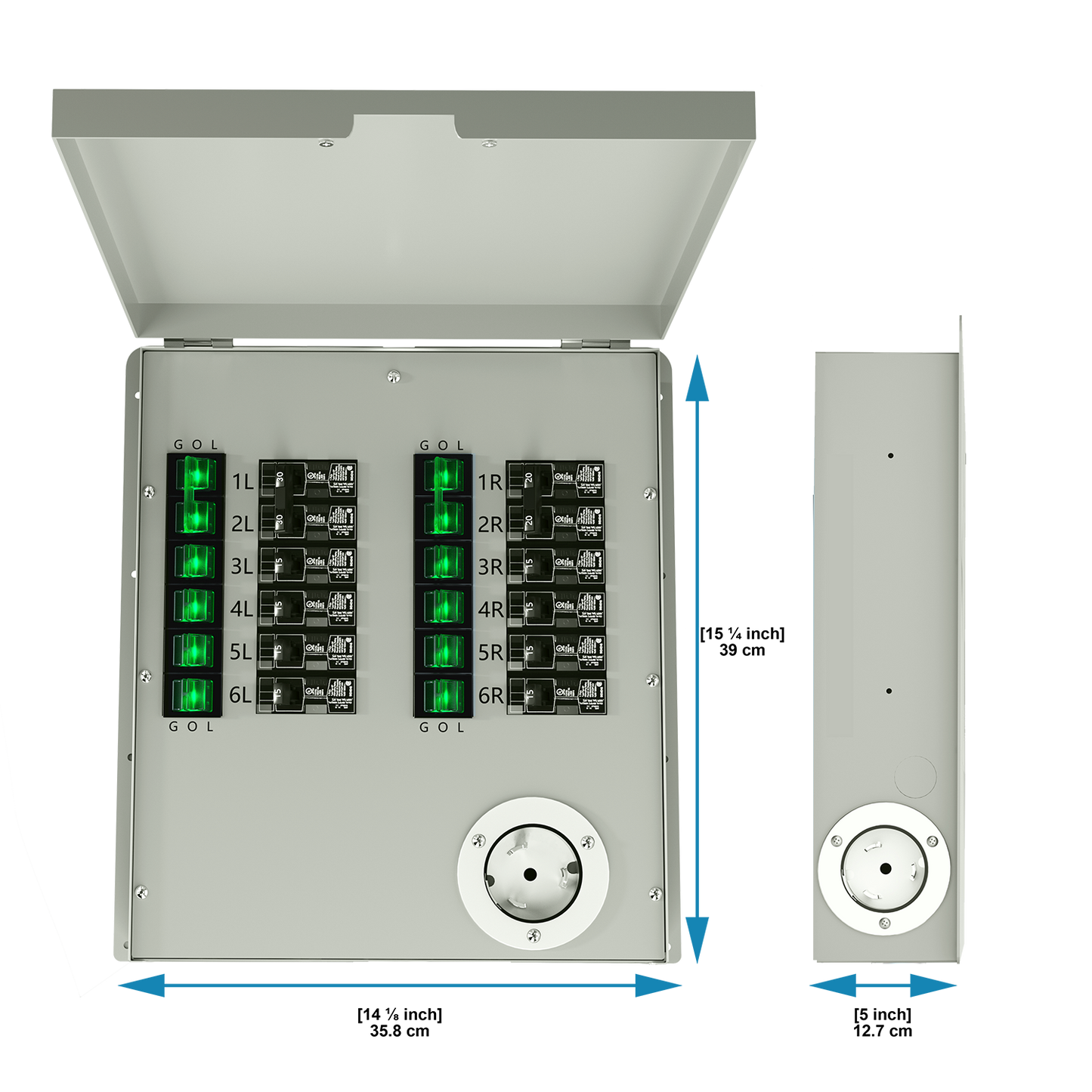 Nature's Generator  12-Circuit 120/240V 50A Non-Automatic Transfer Switch - NGPHPTK3