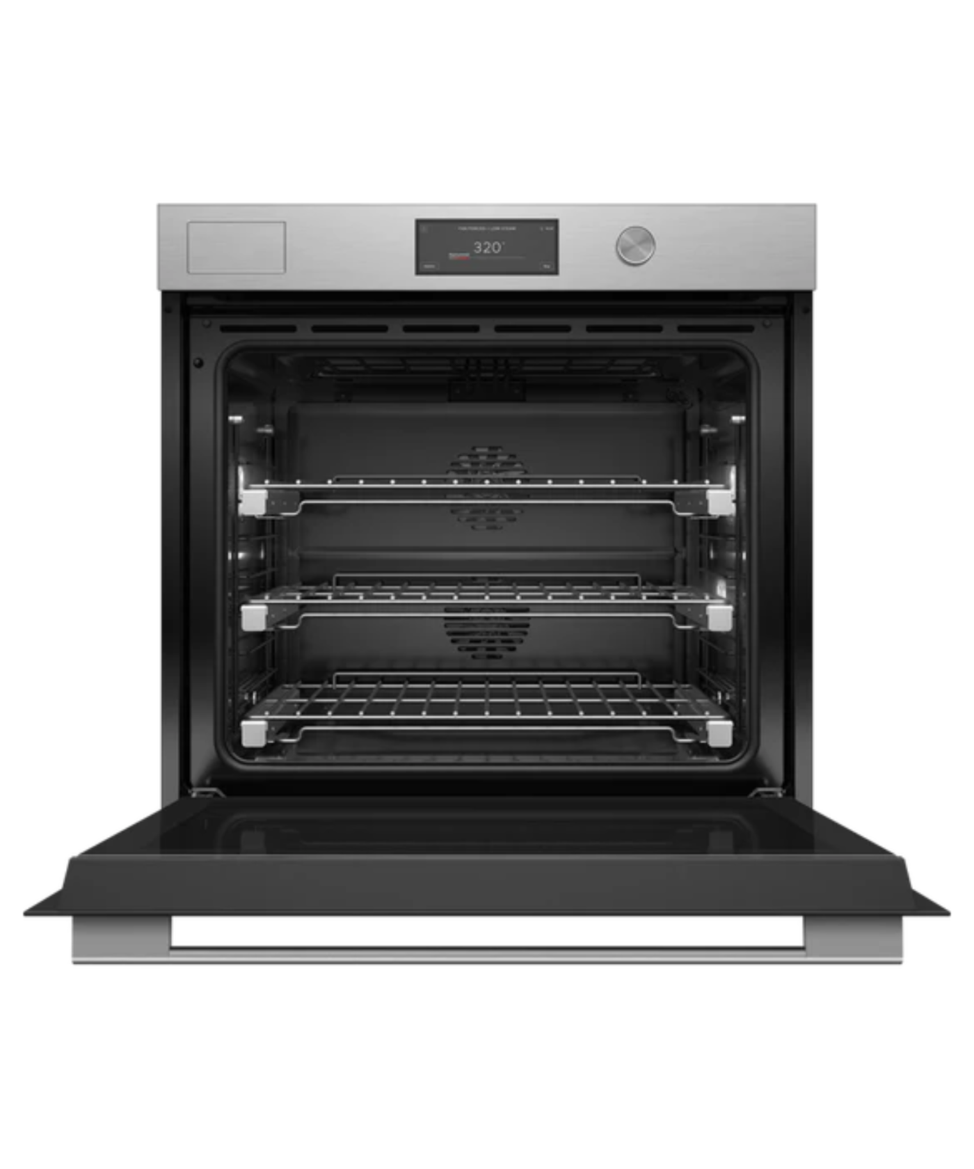 Fisher Paykel 30" Series 11 Contemporary Self-Cleaning Steam Assist Oven Silver - OB30SCPSUDX3