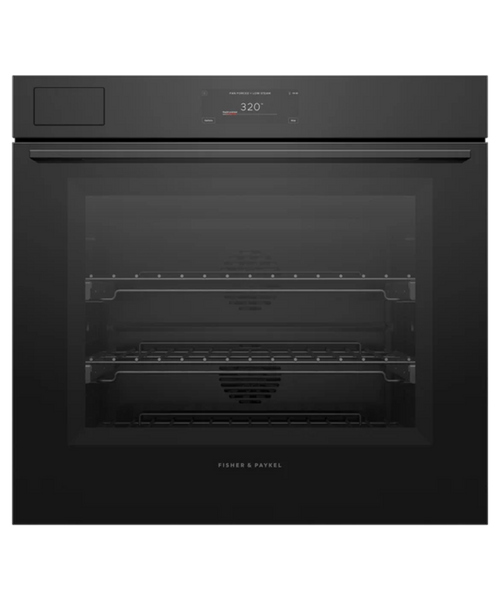 Fisher Paykel 30" Series 11 Minimal Self-Cleaning Steam Assist Oven Black Glass - OB30SMPSUB3