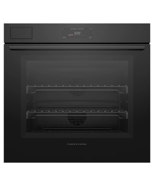 Fisher Paykel 30" Series 11 Minimal Self-Cleaning Steam Assist Oven Black Glass - OB30SMPSUB3
