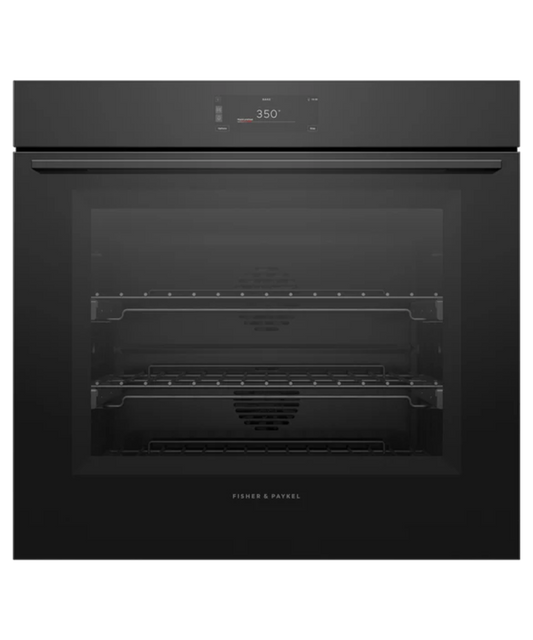 Fisher Paykel 30" Series 9 Minimal Self-Cleaning Oven Black Glass - OB30SMPUB3