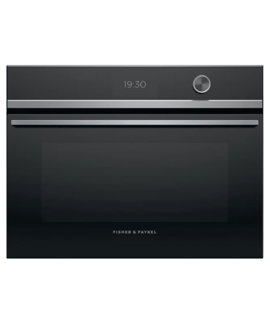 Fisher Paykel 24" Series 9 Contemporary Compact Convection-Speed Oven Stainless Steel - OM24NDTDX1