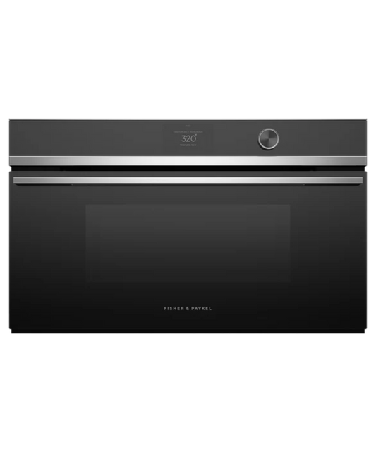 Fisher Paykel 30" Series 9 Contemporary Compact Convection-Speed Oven Stainless Steel - OM30NDTDX1
