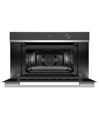 Fisher Paykel 30" Series 9 Contemporary Compact Convection-Speed Oven Stainless Steel - OM30NDTDX1