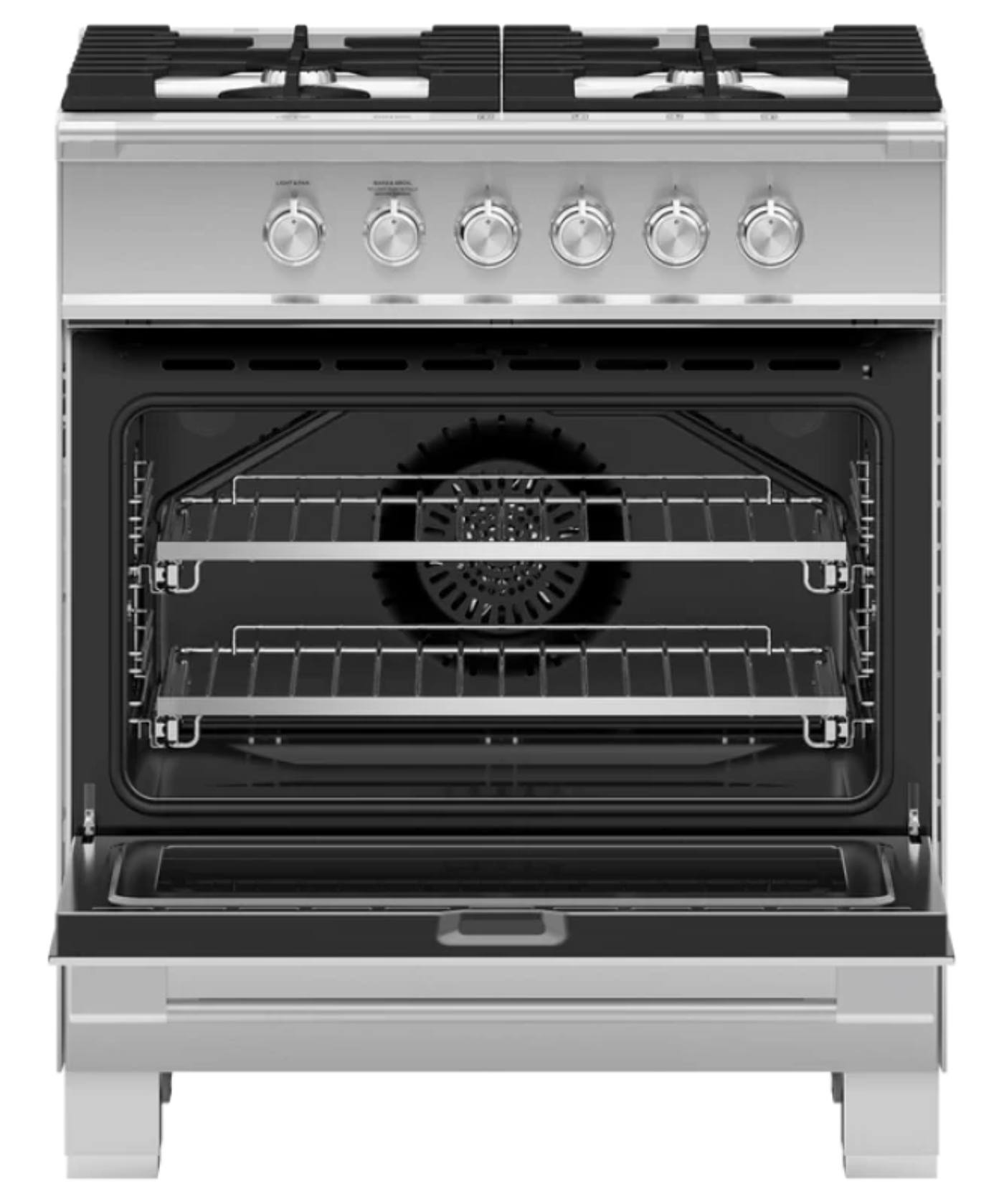 Fisher Paykel 30" Series 7 Classic 4 Burner Gas Range Stainless Steel - OR30SCG4X1