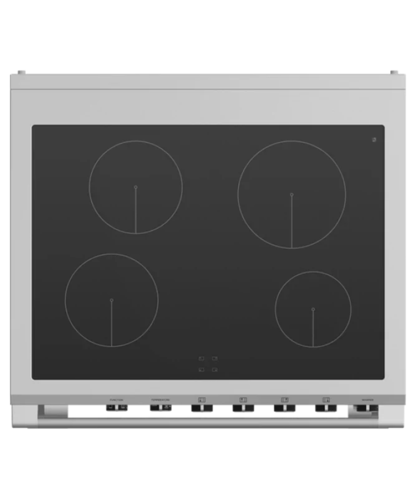 Fisher Paykel 30" Series 9 Classic 4 Zone Induction Self-Cleaning Range Black - OR30SCI6B1